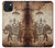 S2102 Art de la peinture thaïlandaise Bouddha sur Elephant Etui Coque Housse pour iPhone 15 Plus