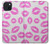 S2214 Bisous Lèvres roses Etui Coque Housse pour iPhone 15 Plus