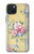S2229 Fleurs millésimé Etui Coque Housse pour iPhone 15 Plus