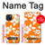 S2245 Hawai Hibiscus Motif orange Etui Coque Housse pour iPhone 15 Plus