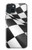 S2408 Vainqueur Drapeau checkered Etui Coque Housse pour iPhone 15 Plus