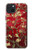 S2414 Rouge Fleur amandier Van Gogh Etui Coque Housse pour iPhone 15 Plus