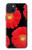 S2478 fleur rouge Daisy Etui Coque Housse pour iPhone 15 Plus