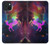 S2486 Arc en ciel espace de nébuleuse Licorne Etui Coque Housse pour iPhone 15 Plus
