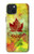 S2523 Canada Feuille d'érable d'automne Etui Coque Housse pour iPhone 15 Plus