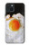 S2695 Oeuf frit Etui Coque Housse pour iPhone 15 Plus