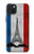 S2859 Drapeau France millésimé Tour Eiffel Etui Coque Housse pour iPhone 15 Plus