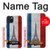 S2859 Drapeau France millésimé Tour Eiffel Etui Coque Housse pour iPhone 15 Plus