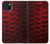 S2879 Rouge Arowana écailles de poisson Etui Coque Housse pour iPhone 15 Plus