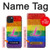 S2900 Arc en ciel LGBT Fierté lesbienne Drapeau Etui Coque Housse pour iPhone 15 Plus