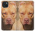S2903 Chien américain Pitbull Etui Coque Housse pour iPhone 15 Plus