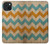 S3033 Bois Chevron Imprimé millésimé Graphic Etui Coque Housse pour iPhone 15 Plus
