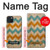 S3033 Bois Chevron Imprimé millésimé Graphic Etui Coque Housse pour iPhone 15 Plus
