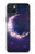 S3324 Croissant de lune Galaxie Etui Coque Housse pour iPhone 15 Plus