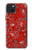 S3354 Rouge classique Bandana Etui Coque Housse pour iPhone 15 Plus