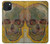 S3359 Vincent Van Gogh Crâne Etui Coque Housse pour iPhone 15 Plus