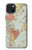 S3418 Carte du monde millésimé Etui Coque Housse pour iPhone 15 Plus