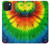 S3422 tie Dye Etui Coque Housse pour iPhone 15 Plus