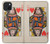 S3429 Carte Reine Coeurs Etui Coque Housse pour iPhone 15 Plus S3429 Carte Reine Coeurs Etui Coque Housse pour iPhone 15 Plus