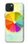 S3493 citron coloré Etui Coque Housse pour iPhone 15 Plus