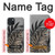 S3692 Feuilles de palmier gris noir Etui Coque Housse pour iPhone 15 Plus