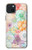 S3705 Fleur florale pastel Etui Coque Housse pour iPhone 15 Plus