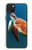S3899 Tortue de mer Etui Coque Housse pour iPhone 15 Plus
