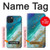 S3920 Couleur bleu océan abstrait émeraude mélangée Etui Coque Housse pour iPhone 15 Plus