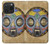 S0965 Masque africain Baluba Etui Coque Housse pour iPhone 15 Pro