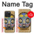 S0965 Masque africain Baluba Etui Coque Housse pour iPhone 15 Pro