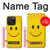 S1146 Sourire Soleil Jaune Etui Coque Housse pour iPhone 15 Pro