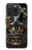 S1685 Crâne Steampunk Etui Coque Housse pour iPhone 15 Pro