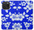 S2244 Motif Hawai Hibiscus Bleu Etui Coque Housse pour iPhone 15 Pro