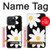 S2315 Fleurs de marguerite blanche Etui Coque Housse pour iPhone 15 Pro