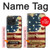 S2349 Old American Drapeau Etui Coque Housse pour iPhone 15 Pro