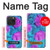S2757 Monstre de fourrure Motif graphique Peau Etui Coque Housse pour iPhone 15 Pro