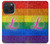 S2900 Arc en ciel LGBT Fierté lesbienne Drapeau Etui Coque Housse pour iPhone 15 Pro