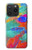 S2942 Peinture Coup de pinceau Etui Coque Housse pour iPhone 15 Pro