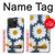 S3009 Daisy bleu Etui Coque Housse pour iPhone 15 Pro