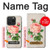 S3079 Rose Rose millésimé Etui Coque Housse pour iPhone 15 Pro