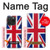 S3103 Drapeau du Royaume-Uni Etui Coque Housse pour iPhone 15 Pro