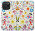 S3280 Dessin enfants Etui Coque Housse pour iPhone 15 Pro