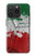 S3318 Italie Drapeau graphique Football Millésime Etui Coque Housse pour iPhone 15 Pro