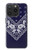 S3357 Marine Bleu Bandana Motif Etui Coque Housse pour iPhone 15 Pro