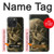 S3358 Vincent Van Gogh Skeleton cigarette Etui Coque Housse pour iPhone 15 Pro