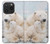 S3373 Famille d'ours polaire Etui Coque Housse pour iPhone 15 Pro