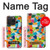 S3391 Art abstrait carreaux de mosaïque graphique Etui Coque Housse pour iPhone 15 Pro