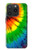 S3422 tie Dye Etui Coque Housse pour iPhone 15 Pro