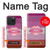 S3473 LGBT Lesbiennes Drapeau Etui Coque Housse pour iPhone 15 Pro
