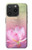 S3511 Fleur de lotus Bouddhisme Etui Coque Housse pour iPhone 15 Pro